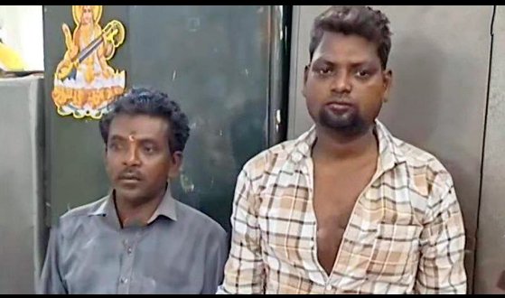 போலீஸ் மீது கார் ஏற்றி கொல்ல முயற்சி...2 பேர் கைது
