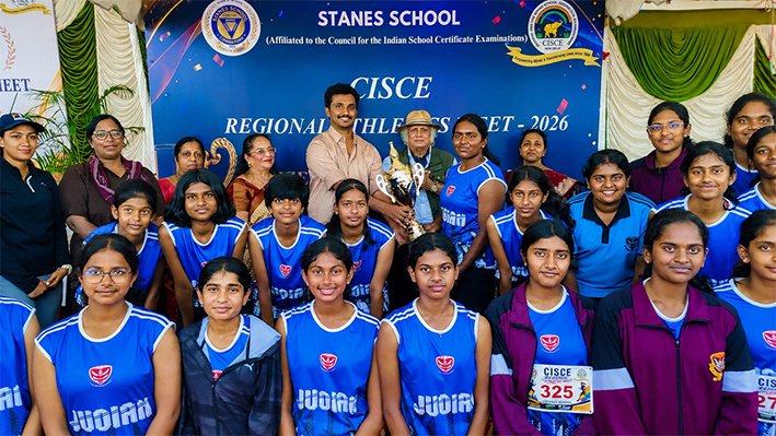 கோவையில் தடகளபோட்டி- சாம்பியன் வென்ற செயின்ட் ஜூட்ஸ் பள்ளி