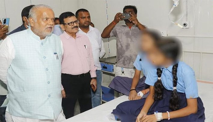 பீகாரில் 34 பள்ளி குழந்தைகளுக்கு உடல்நல பாதிப்பு