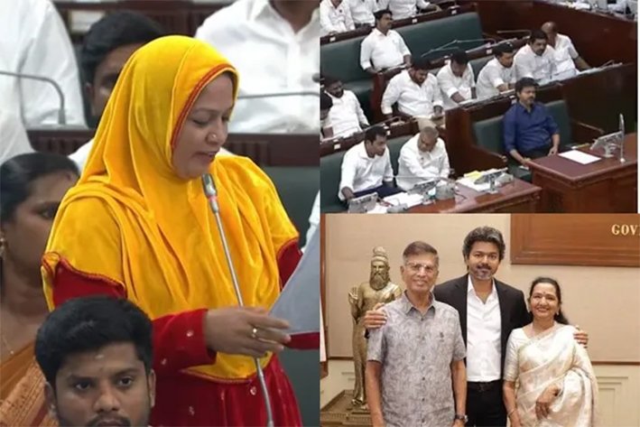 முதல்வர் விஜய்யின் தாய்க்கு நன்றி கூறிய எம்எல்ஏ தாஹிரா