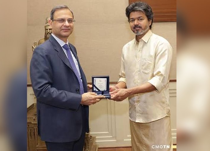 முதல்வர் விஜய்யை சந்தித்தார் ரிசர்வ் வங்கி ஆளுநர்!