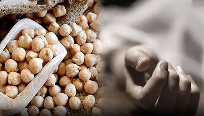 கொண்டைக்கடலையில் இருந்து வெளியேறிய நச்சு வாயுவால் 2 சிறுமிகள் பலி