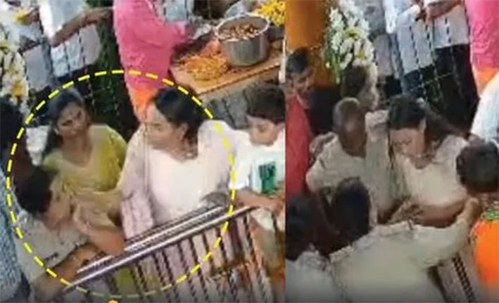 பெண் காவலர் கன்னத்தில் அறை-பாஜக எம்எல்ஏவின் மகளால் பரபரப்பு