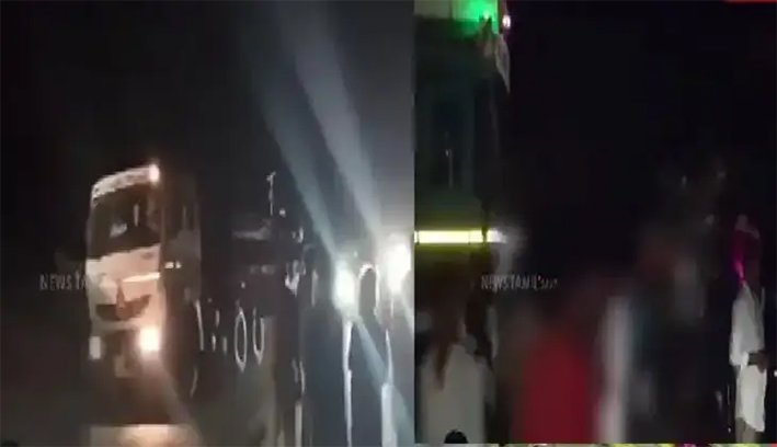 லாரி-ஆட்டோ மோதி 5பெண்கள் உட்பட 6பேர் பலி-தெலங்கானாவில் சோகம்