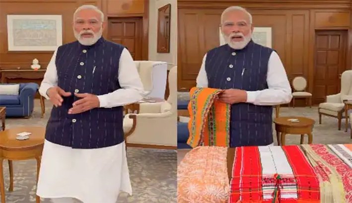நெசவாளர்களுக்கு ஆதரவாக பிரதமர் மோடி வேண்டுகோள்!