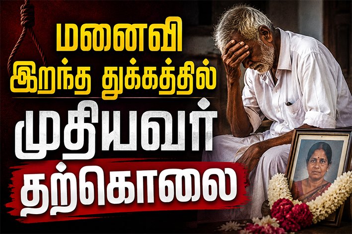 திருச்சியில் மனைவி இறந்த துக்கம்-முதியவர் விஷம் குடித்து பலி