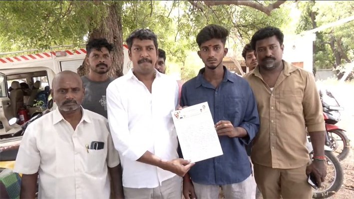 திருச்சி காந்தி மார்க்கெட் போலீஸ் இன்ஸ்பெக்டர் மீது குற்றச்சாட்டு