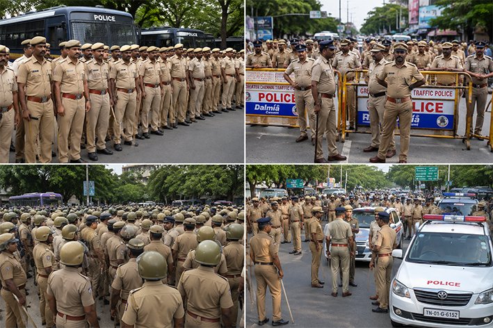 கோட்டையூர் மாரியம்மன் கோயில் ஊர்வலத்தில் மோதல்-போலீஸ் குவிப்பு