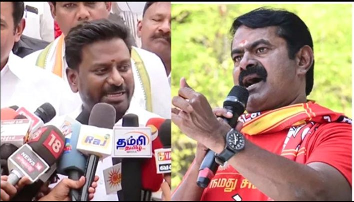 சீமானும் சினிமாவிலிருந்து வந்தவர்தான்:-அமைச்சர் பதிலடி