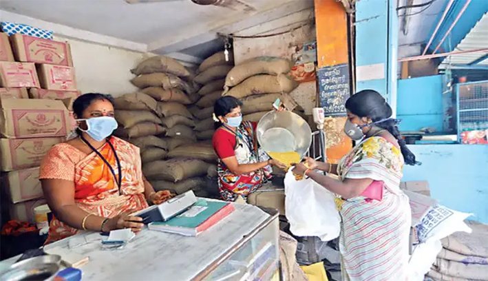 ரேசன் கடையில் கோதுமை மாவு விற்பனை செய்யப்படும்