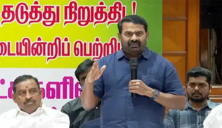 வெள்ளத்தை தாங்கலாம்- வறட்சியை எப்படி தாங்கி கொள்வது?- சீமான்