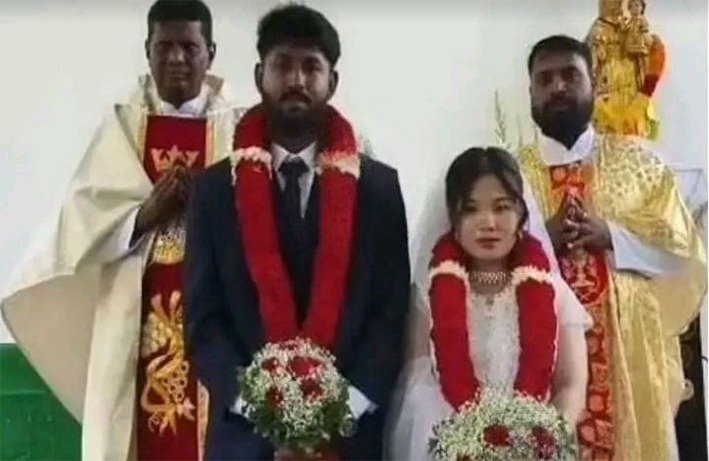 கம்போடியா பெண்ணை கரம் பிடித்த தமிழ் இளைஞர்!