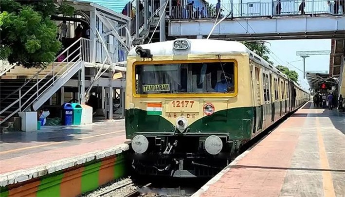 கடற்கரை-தாம்பரம் இரவு நேர மின்சார ரயில்கள் ரத்து