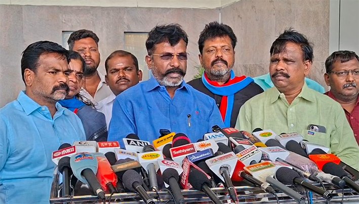 தவெக அரசு அனைத்துக் கட்சிக் கூட்டத்தை கூட்ட வேண்டும்-திருமா