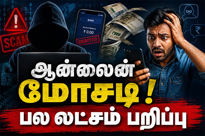 ஆன்லைனில் 2 பேரிடம் பல லட்சம் மோசடி… திருச்சி க்ரைம்