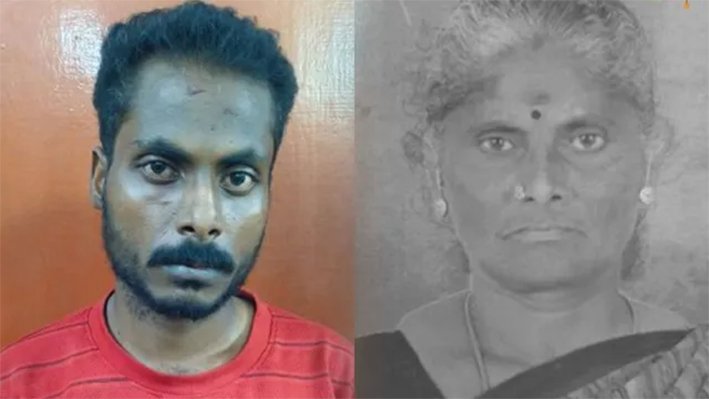 திருச்சி அருகே தாயை டம்பள்ஸால் அடித்து கொன்ற மகன் கைது