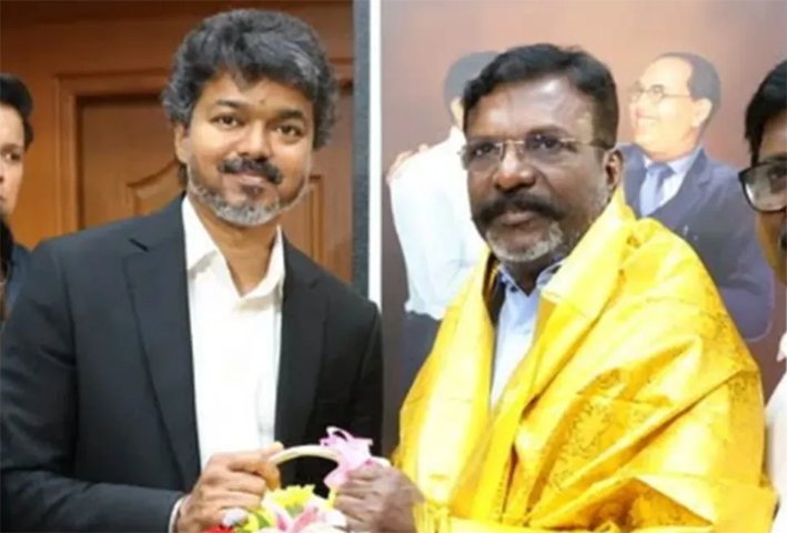 தலைமைச் செயலகத்தில் முதல்வர் விஜயுடன் விசிக தலைவர் திருமா.,சந்திப்பு
