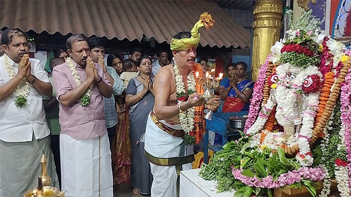 பட்டுக்கோட்டை அருகே ஆஞ்சநேயர் கோவிலில் கணபதி ஹோமம்- பக்தர்கள் தரிசனம்