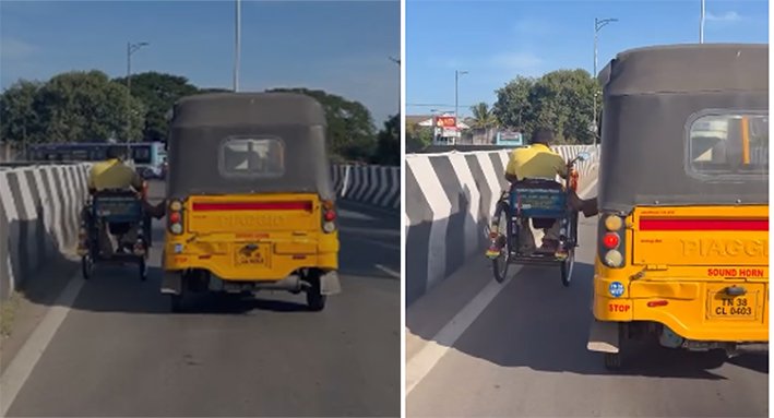 கோவை- மாற்றுத் திறனாளிக்கு ஆட்டோ டிரைவரின் நெகிழ்ச்சி உதவி