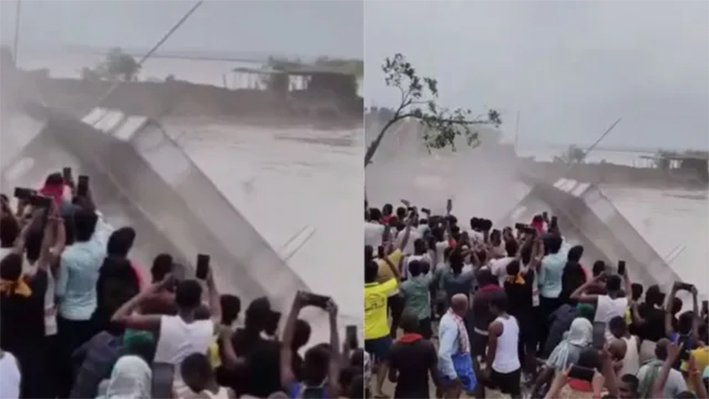 பீகாரில் கங்கை சீற்றம் – பழமையான கோயில் சேதம்!