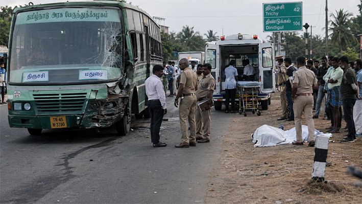 அரசு பஸ் மோதி 2 பேர் பலி.. திருச்சி அருகே சோகம்