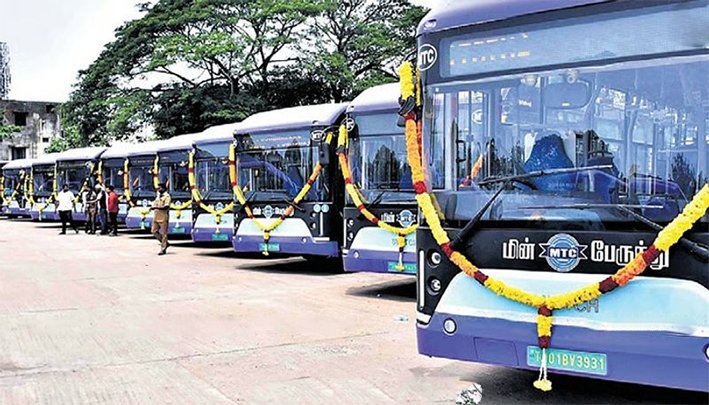 சென்னையில் 3 MTC பணிமனைகளில் மெகா மின்மாற்றிகள் அமைக்க டெண்டர்