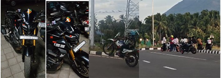 கோவையில் பைக் வீலிங்- 4 பைக்குகள் பறிமுதல்.. 4 பேர் கைது