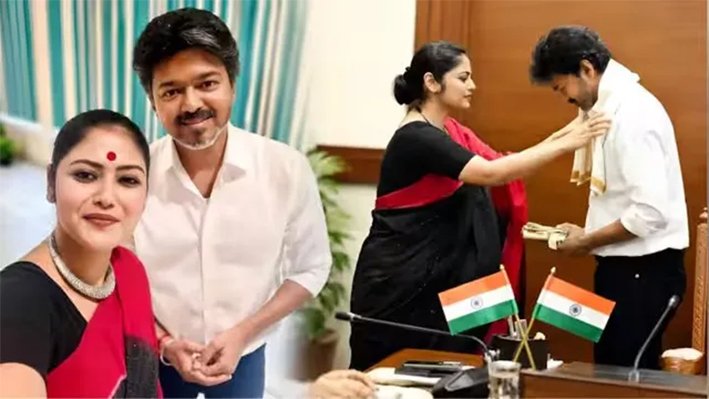 முதல்வர் விஜய் உடன் திரிணாமுல் காங்கிரஸ் எம்.பி. சந்திப்பு