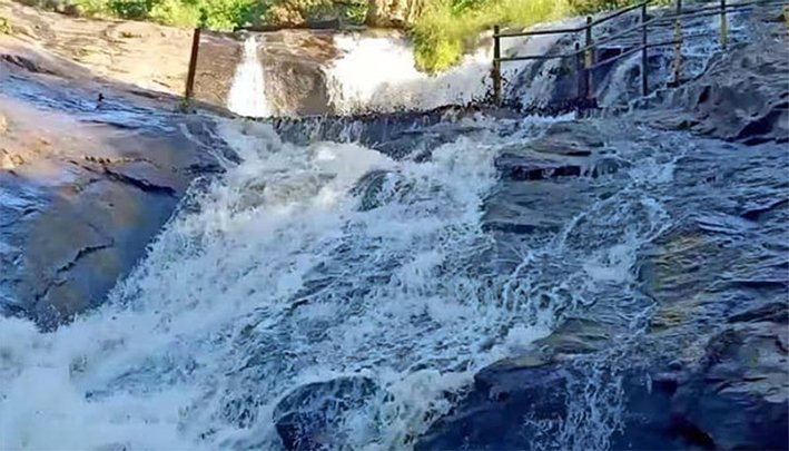 கும்பக்கரை அருவியில் 80நாட்களுக்கு பிறகு மீண்டும் நீர்வரத்து