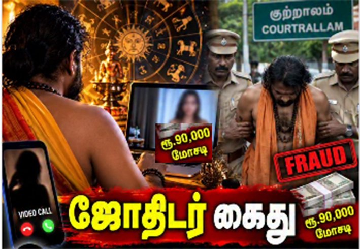 நெல்லையில் ஜோசியர் கைது – நிர்வாண பூஜை விவகாரம் பரபரப்பு!