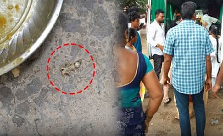 அரசு பள்ளியில் காலை உணவில் பல்லி... 30 மாணவர்களுக்கு வாந்தி