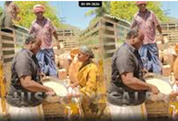 திருச்சியில் ரேஷன் கடை பணியாளர்கள் கருப்பு சட்டை அணிந்து பணி