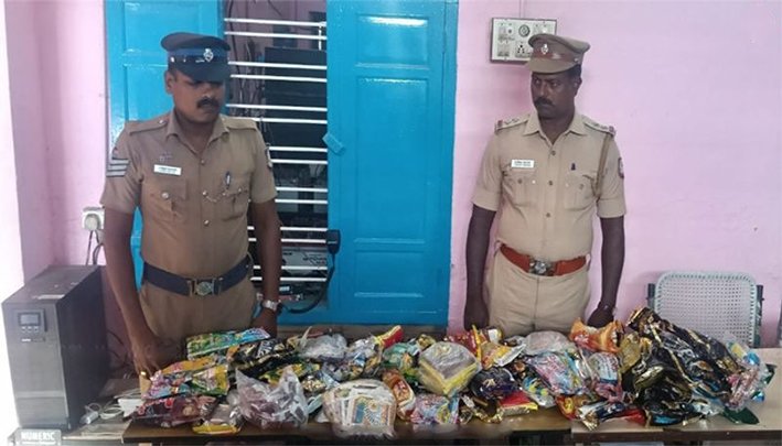 எக்ஸ்பிரஸ் ரயிலில் குட்கா! 11 கிலோ பொருட்கள் பறிமுதல் அதிரடி சோதனை