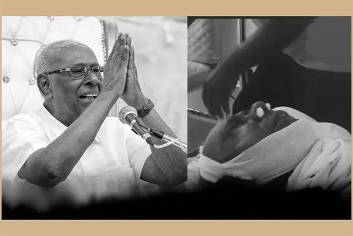 சாலமன் பாப்பையா உடல் தகனம்.. விடைபெற்றார்