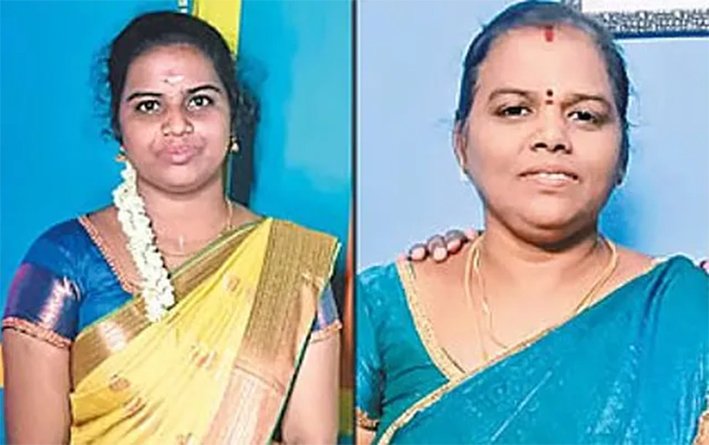 சென்னை அருகே சோகம்- பள்ளி பஸ் மோதி தாய், மகள் பலி