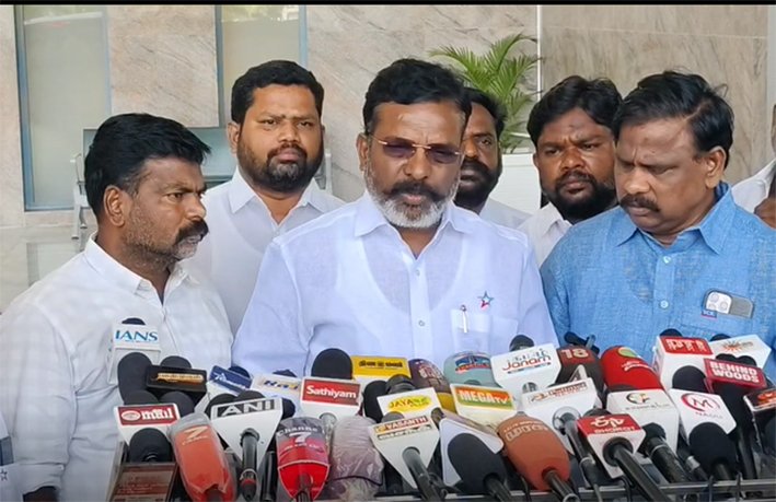 “என் தலைமைத்துவத்தின் மீதான தாக்குதல் இது- திருமா.,பேட்டி...