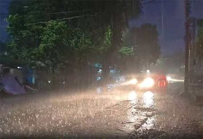 திருச்சி மாவட்டத்தில் நேற்று இரவு பெய்த கனமழை… புள்ளம்பாடியில் அதிகம்