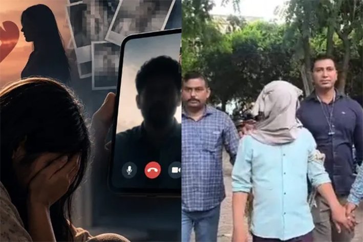 காதலனுடன் வீடியோ காலில் பேசிக்கொண்டிருந்தபோது பெண் தற்கொலை