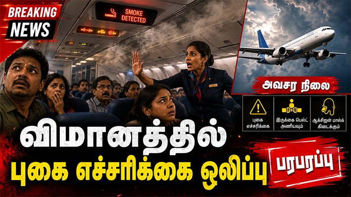 டில்லி செல்லும் விமானத்தில் புகை – லக்னோவில் தரையிறக்கம்!