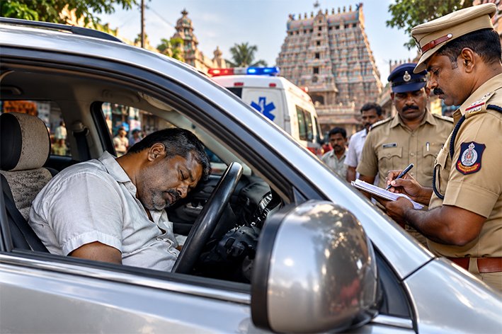 ஸ்ரீரங்கத்தில் கார் டிரைவர் திடீர் சாவு- திருச்சி க்ரைம்