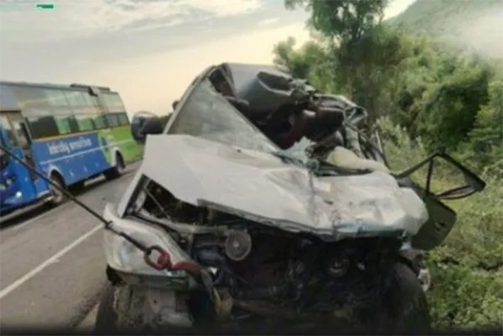 திருச்சி-துவரங்குறிச்சி அருகே சாலை விபத்து... 2 பேர் பலி...