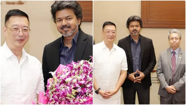 முதல்வர் விஜயுடன் சிங்கப்பூர் தூதர் சந்திப்பு