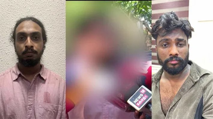 இளம்பெண் கொடூரமாக கூட்டு பலாத்காரம்-முகம் சிதைப்பு-2பேர் கைது
