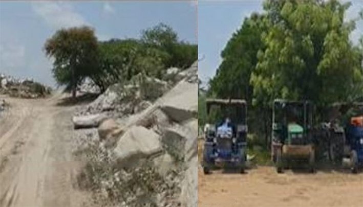 புதுக்கோட்டையில் தவெக நிர்வாகியின் கல் குவாரிக்கு சீல்!