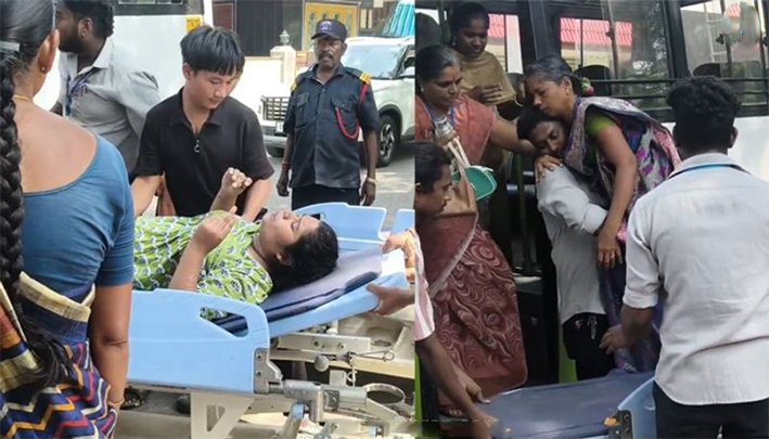 பனியன் நிறுவனத்தில் பாய்லர் வெடித்த அதிர்ச்சியில் 9 பெண்கள் மயக்கம்…