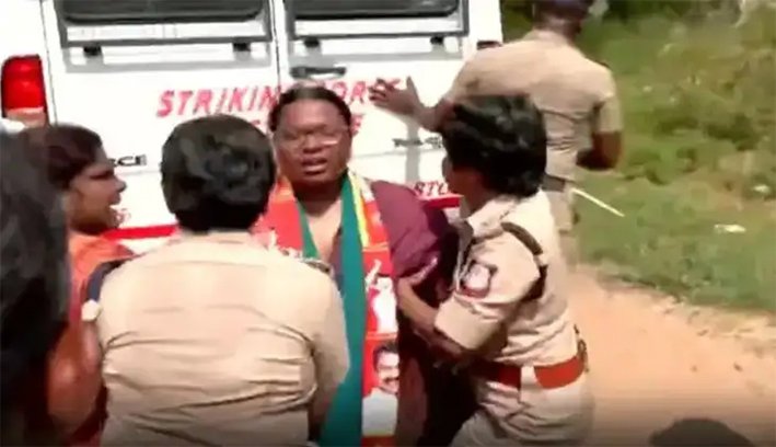 நாம் தமிழர் கட்சி வேட்பாளர் கார்த்திகா கைது..!!