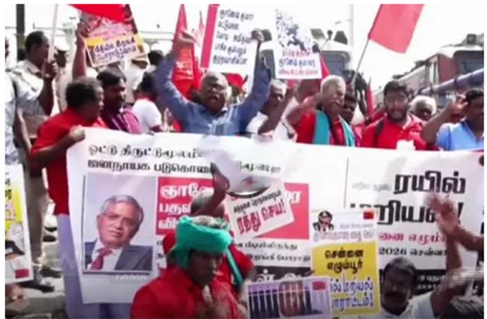 ரயில் மறியலில் ஈடுபட்டவர்கள் மீது வழக்குப்பதிவு!