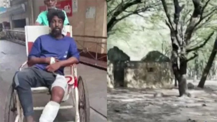 தாம்பரம் அருகே பிரபல ரவுடியை சுட்டு பிடித்த போலீஸ்