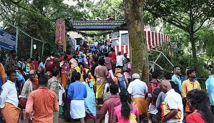 சதுரகிரி மலைக்குச் செல்ல 4 நாள் அனுமதி தற்காலிக ரத்து!