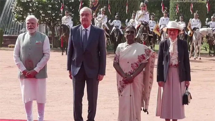 சுவிட்சர்லாந்து அதிபர் காய் பார்மலின் அரசுமுறை பயணமாக இந்தியா வருகை